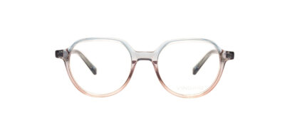 Olivia - Transparant Blauw/Nude